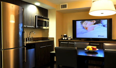 1 King 1 Bedroom Kitchen Suite at DoubleTree Bethesda